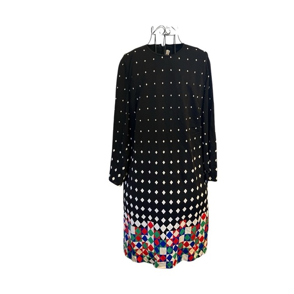Adele Simpson 1970s Geometric Dress - Picture 2 of 9